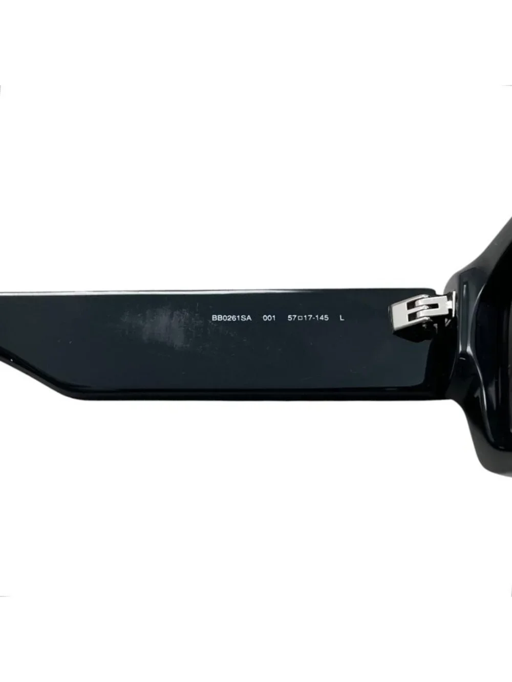 Balenciaga Sunglasses Logo Black White Eyewear